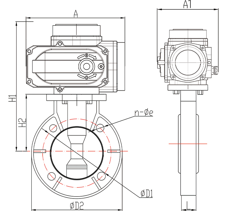 D971X-10S電動對夾蝶閥結構圖.jpg D971X-10S電動對夾蝶閥結構圖.jpg
