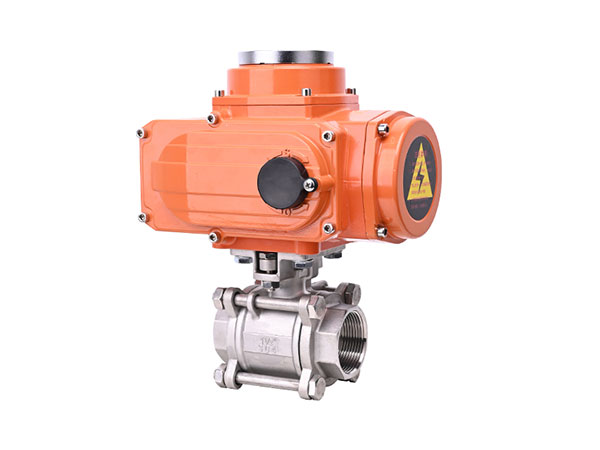 電動絲扣三片式V型球閥 VQ911F-16P