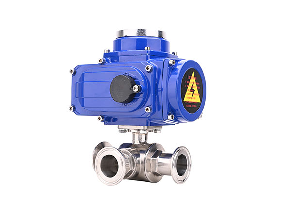 電動(dòng)快裝三通球閥Q984F-16P