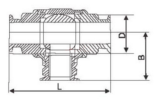 衛(wèi)生級三通球閥(圖1)