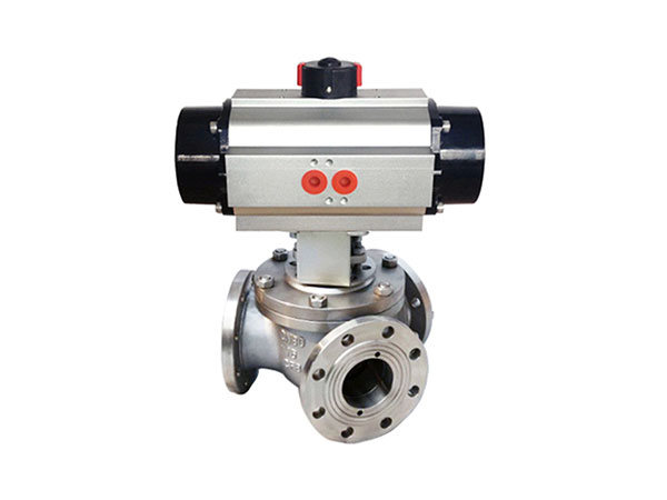 氣動Y型120三通球閥