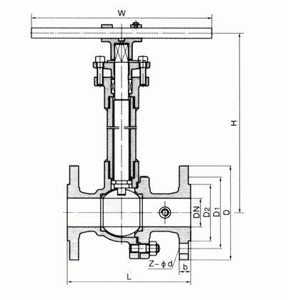 DQ641F氣動低溫法蘭球閥(圖1) DQ641F氣動低溫法蘭球閥(圖1)