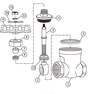 Z15W-16T內(nèi)螺紋銅閘閥(圖2) Z15W-16T內(nèi)螺紋銅閘閥(圖2)